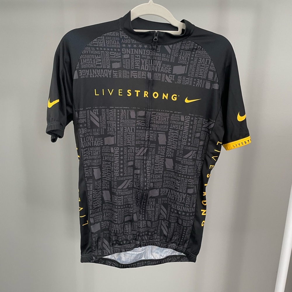 Men’s Nike livestrong cycling shirt